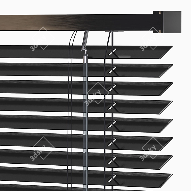 Title: Versatile PVC Tilt Blinds 3D model image 13