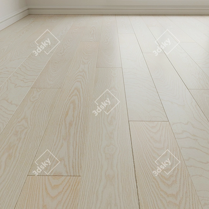 Vintage Rioja Parquet Flooring 3D model image 1