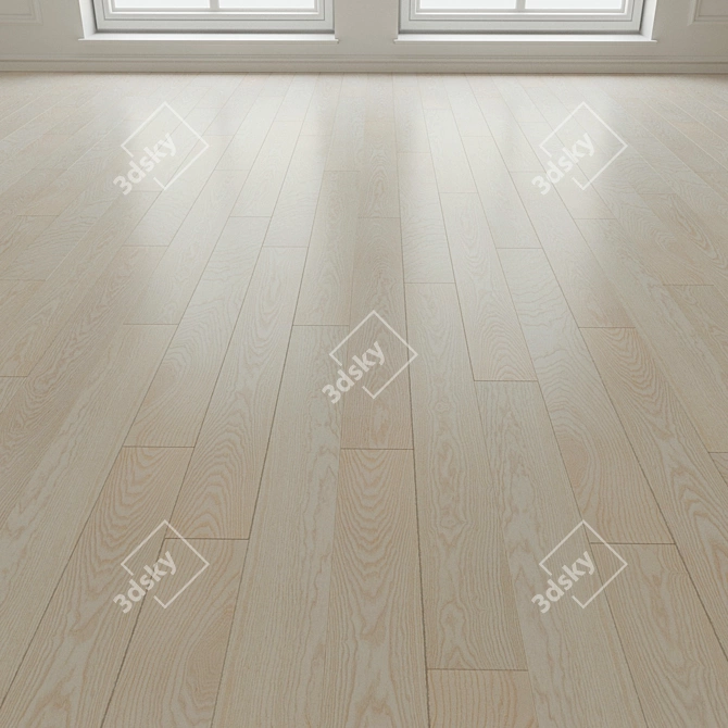 Vintage Rioja Parquet Flooring 3D model image 3