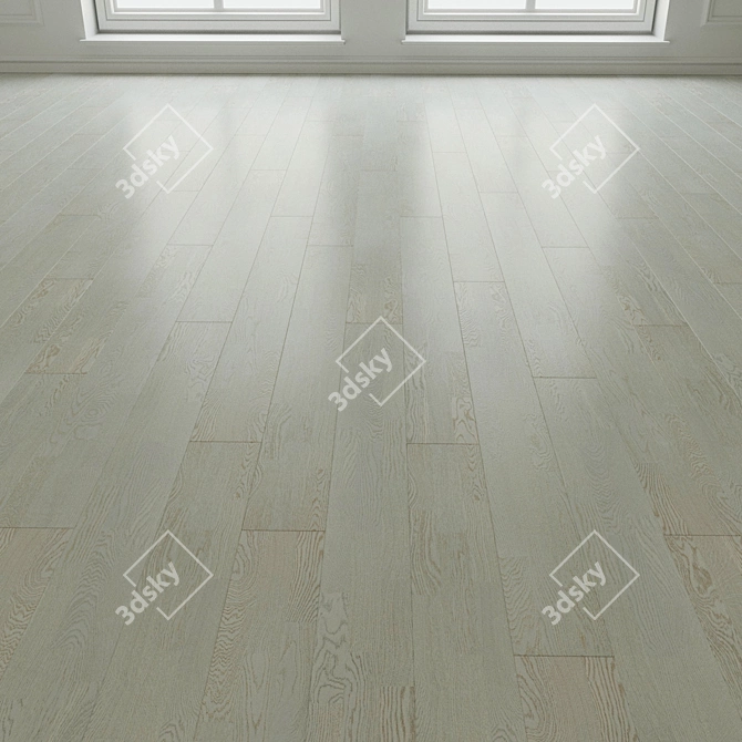 SALSA ART WHITE WEDDING: 3D Parquet Flooring 3D model image 3