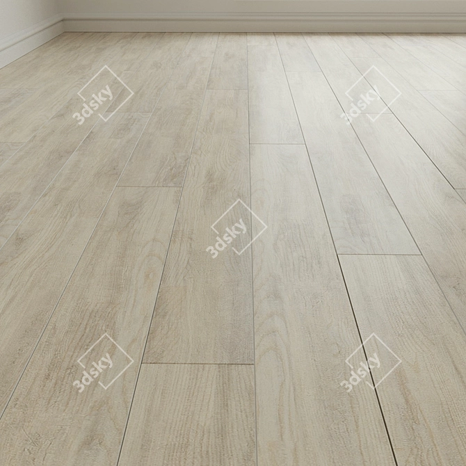 Versatile Laminate Parquet: 63 Patterns 3D model image 1