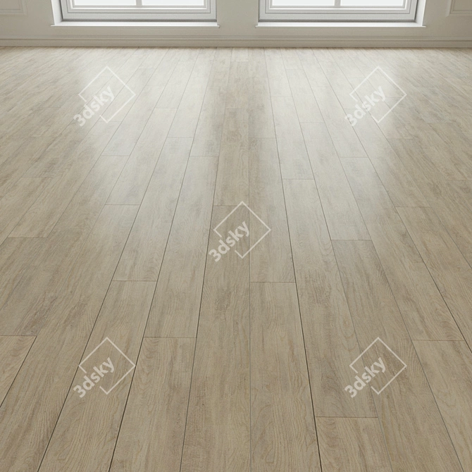 Versatile Laminate Parquet: 63 Patterns 3D model image 3