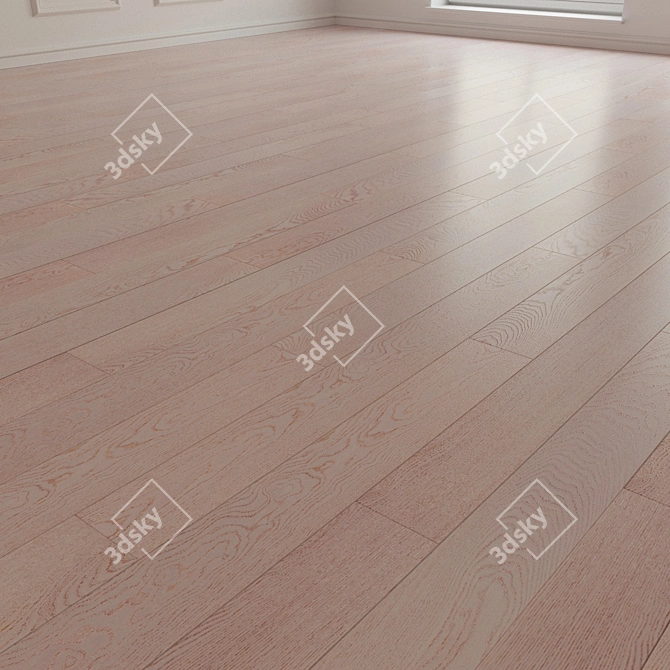 Laminate Parquet Flooring 3D model image 2