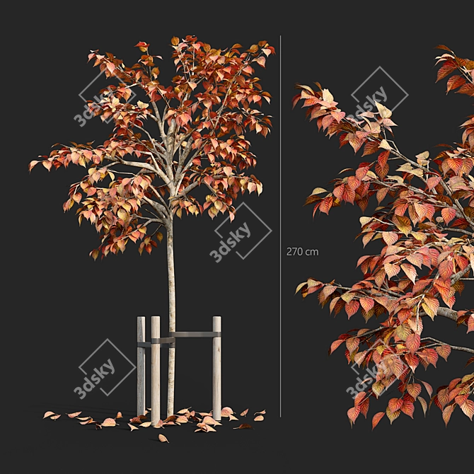 Sturdy Tree Stake for Superior Support 3D model image 1