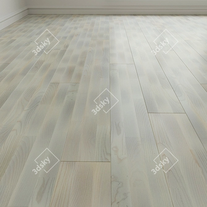 Laminate Floor Parquet 69: High-Resolution Texture 3D model image 1