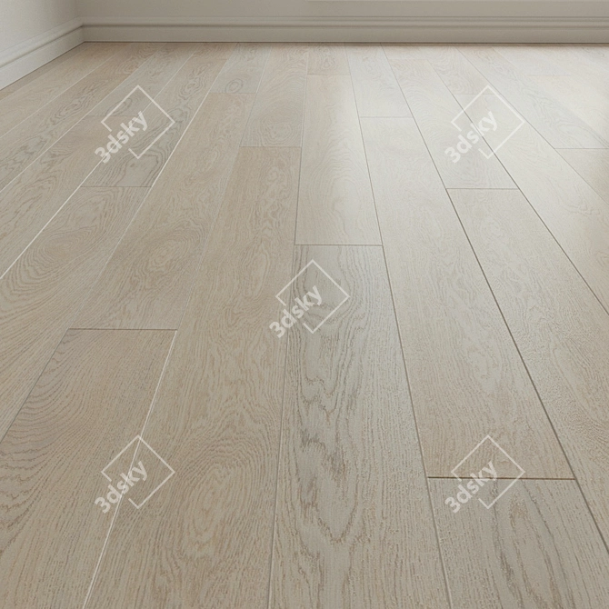 Rumba Oak Sand Laminate Parquet 3D model image 1