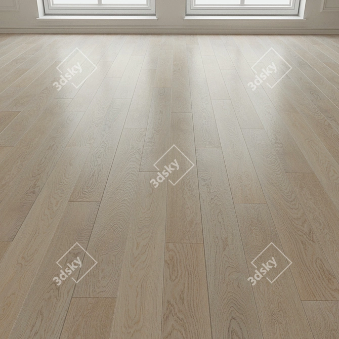 Rumba Oak Sand Laminate Parquet 3D model image 3