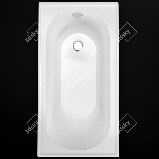 TRITON STANDARD Acrylic Bathroom Tub 3D model image 3