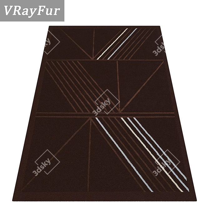 Luxury Carpet Set: High-Quality Textures 3D model image 2