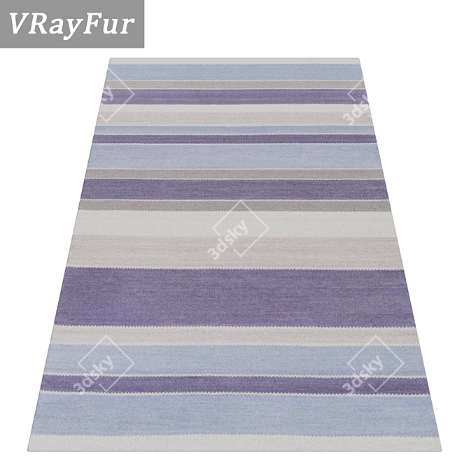 High-Quality Carpets Set 3D model image 2