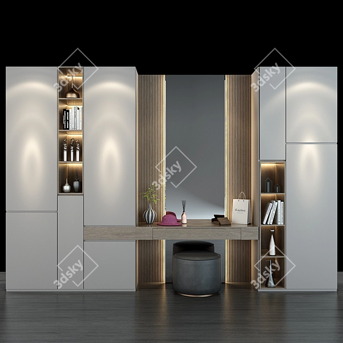 Modern Storage Solution: Furniture Cabinet 0183 3D model image 1