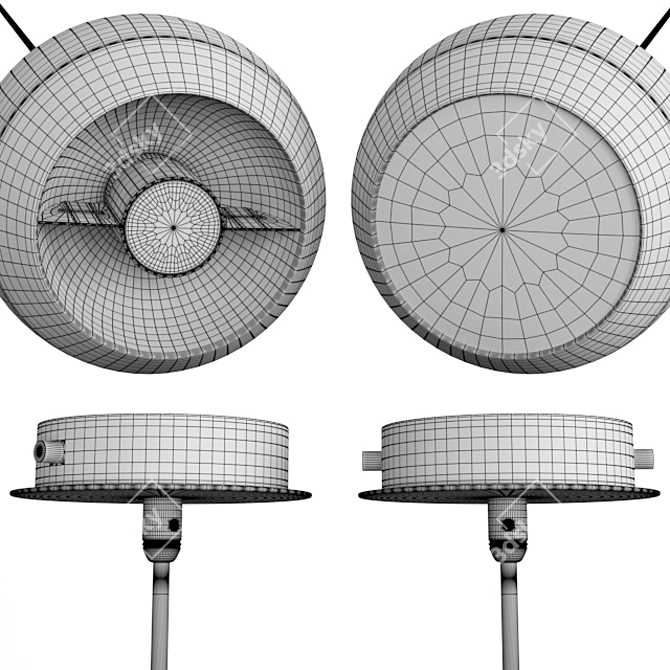 SLV Light Eye Pendant Lamp - Modern Lighting for Any Space 3D model image 5