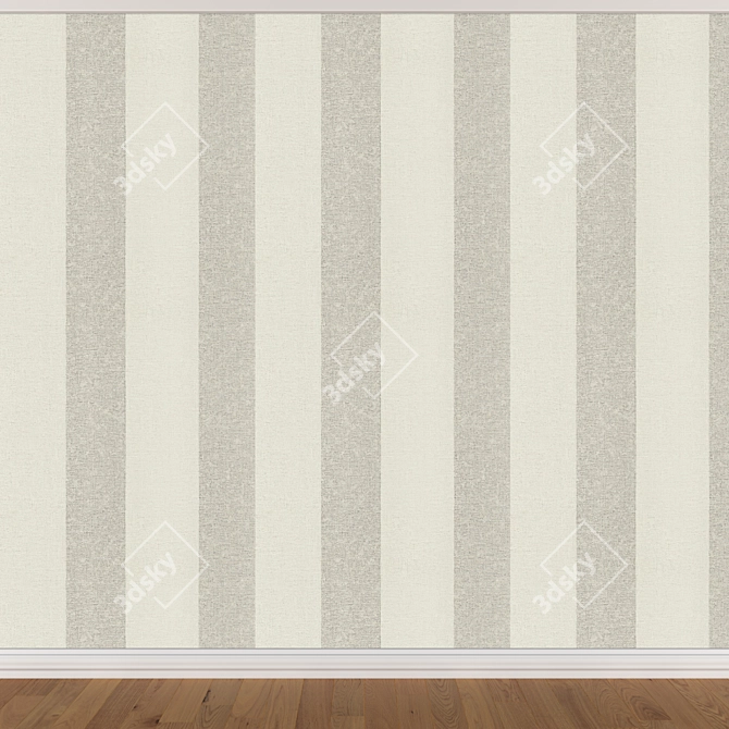 Seamless Wallpaper Set - 3 Colors 3D model image 2