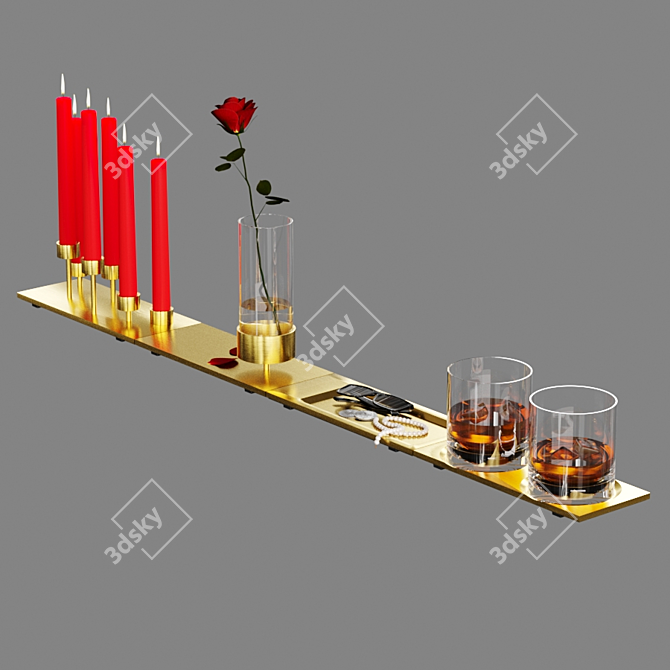 Buster Punch Decoration Set: Stylish Accents for Interior Design 3D model image 2
