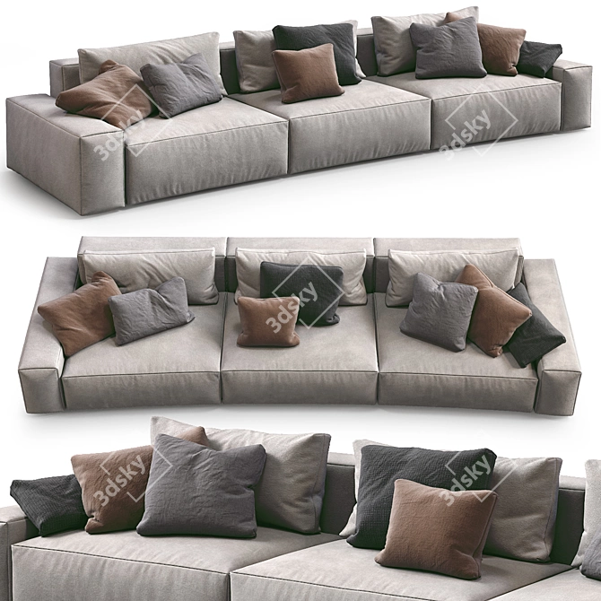 Jesse Daniel Modern Sofa 3D model image 1