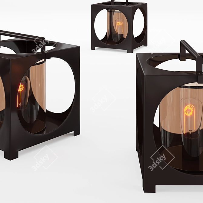 Apollo Designer Table Lamp 3D model image 2