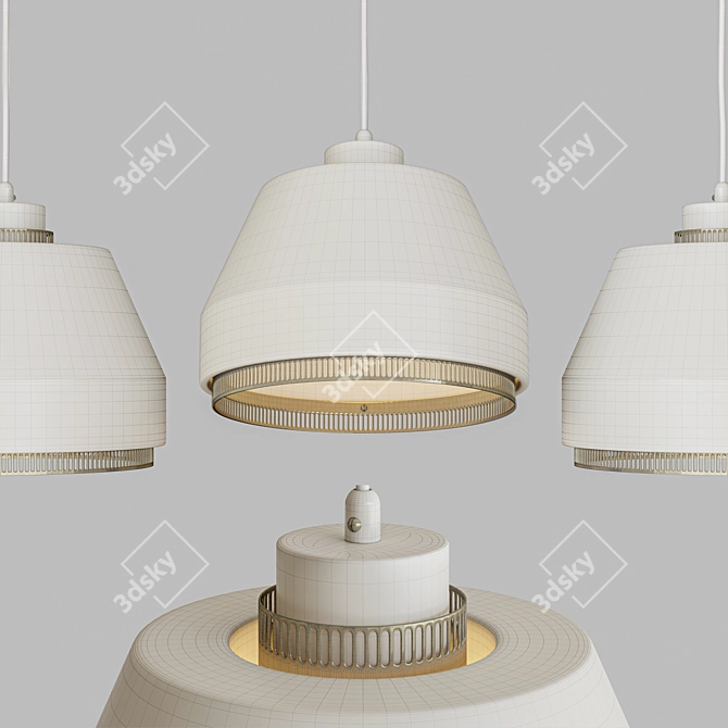 Aino Aalto AMA500 Ceiling Lamp 3D model image 1