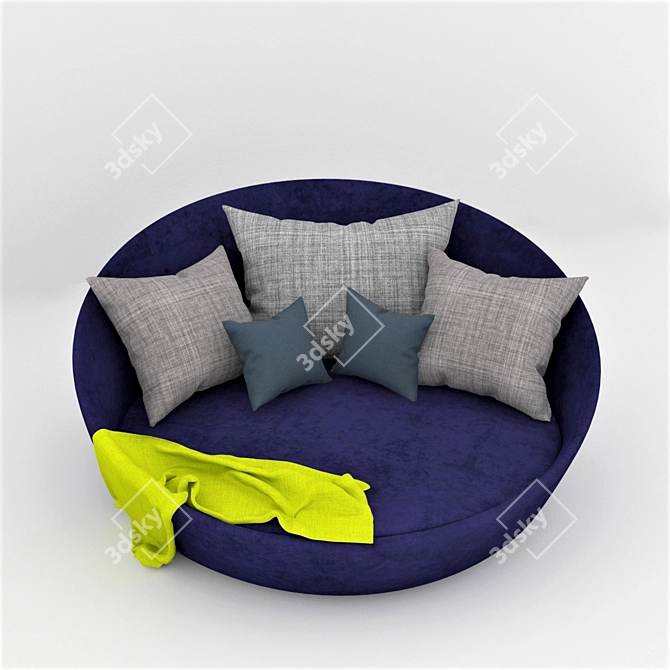 B&B Bebitalia Sofa 3D model image 3