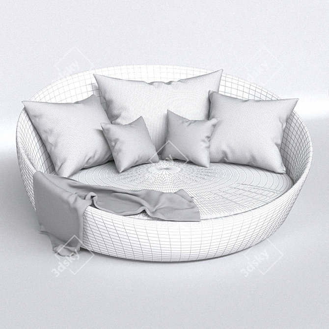 B&B Bebitalia Sofa 3D model image 8