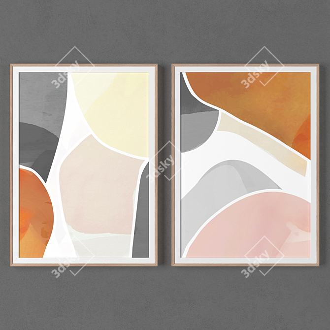 Abstract Frames Collection 3D model image 1