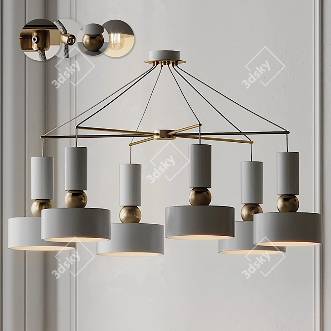  Maytoni Modern Pendant Lamp: Void 3D model image 1