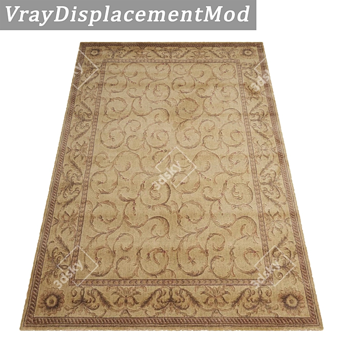 High-Quality Carpets Set 3D model image 3