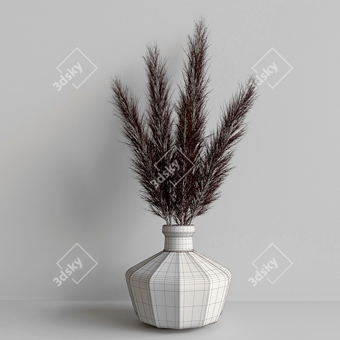 Vibrant Botanical Vray Plant 3D model image 2