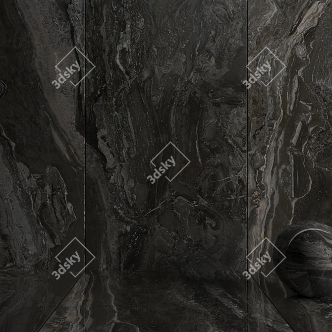 Museum Orobico Dark Marble Tiles 3D model image 3