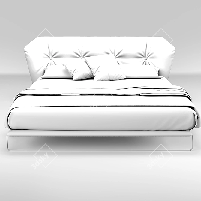 Sabaitalia New York Bed 3D model image 3
