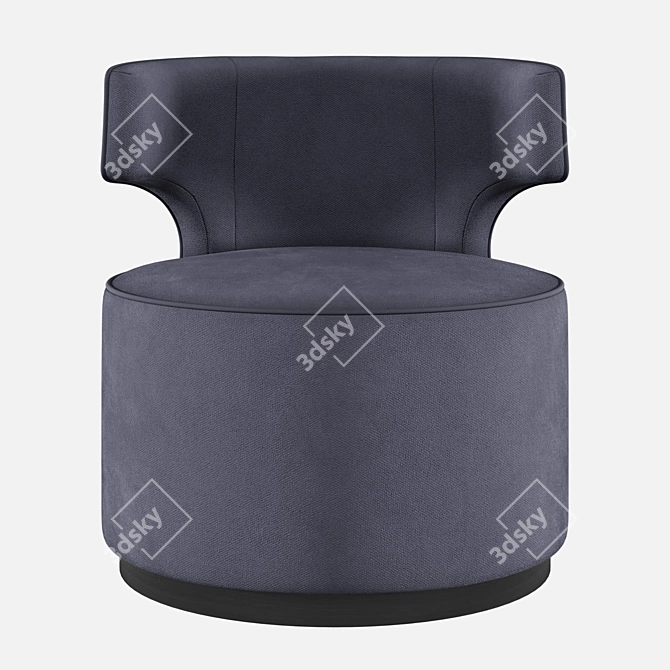 Modern Allen Armchair: Bespoke Design 3D model image 1
