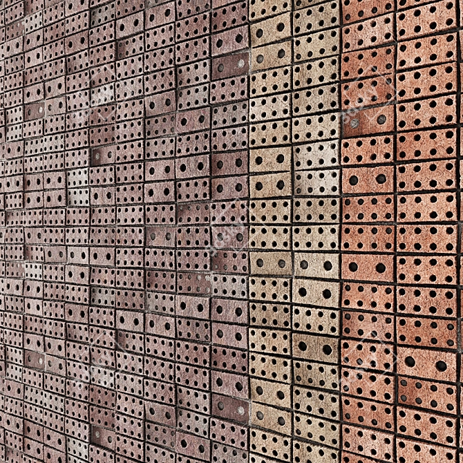 4K Brick 21 Seamless Texture 3D model image 1