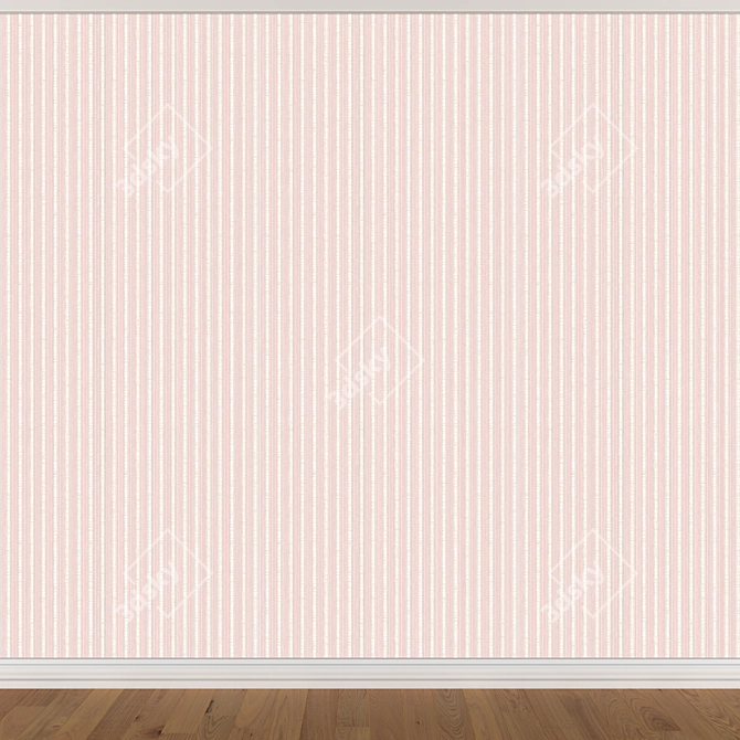 Seamless Wallpaper Set - 3 Colors 3D model image 2