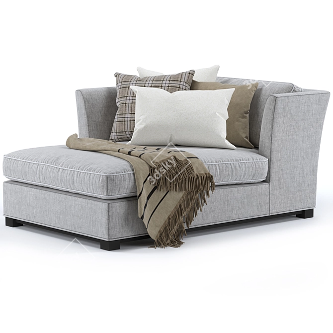 Cordian Compact Sofa: Stylish and Space-Saving 3D model image 5