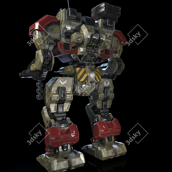 Legendary Warhammer WHM-7S: Heavy BattleMech 3D model image 2