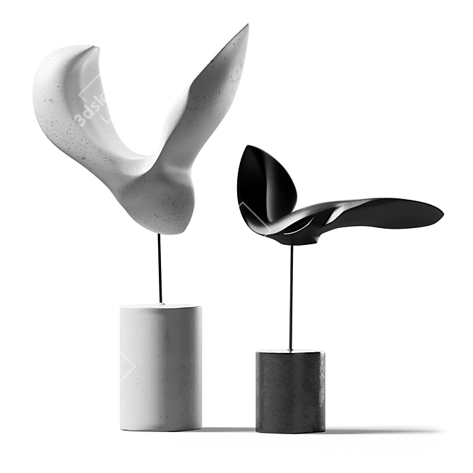 Sophie Thompson Sculpture: Elegant and Timeless Art 3D model image 1