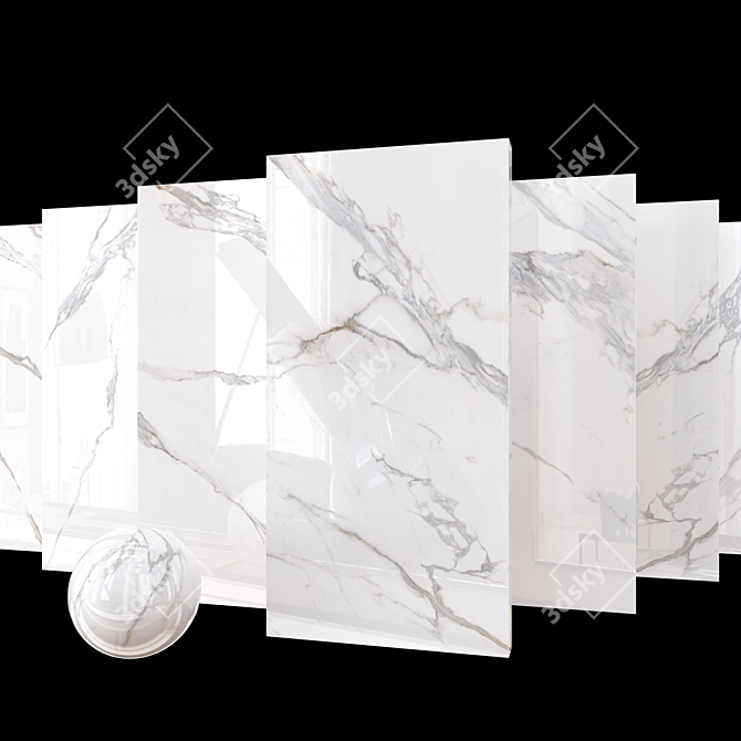 Kritios Marble Set: Museum-Quality Elegance 3D model image 1