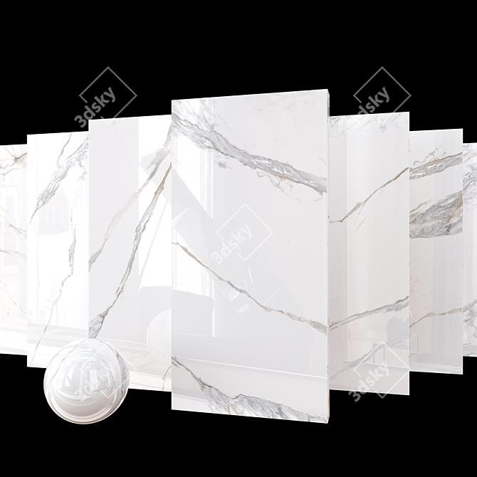 Marble Museum Kritios Set 3D model image 1