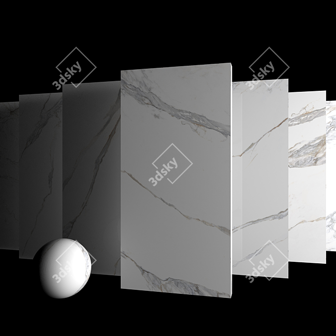 Marble Museum Kritios Set 3D model image 3