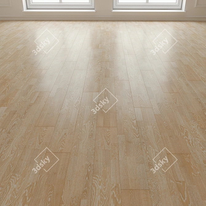 Vanila Clouds Laminate Parquet 3D model image 3