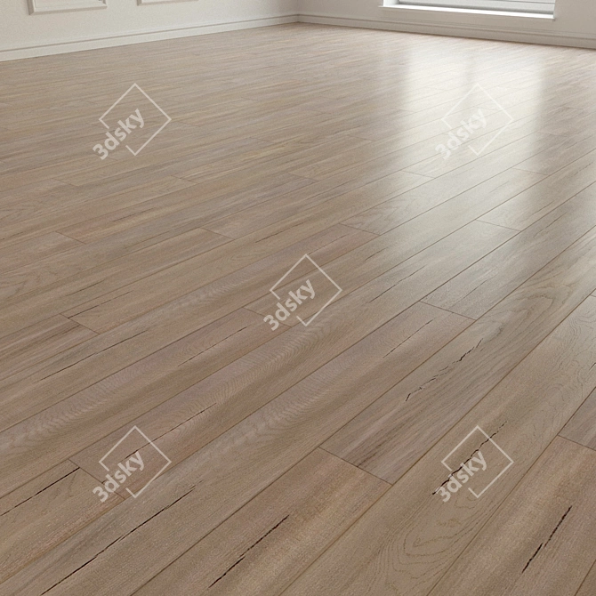 Fashion Coco Shine Laminate Parquet 3D model image 2