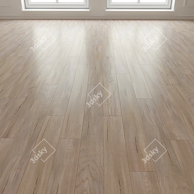 Fashion Coco Shine Laminate Parquet 3D model image 3