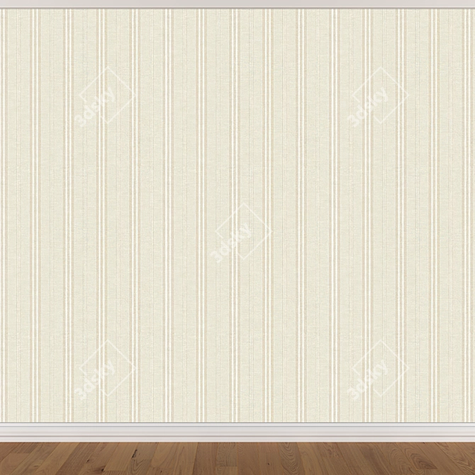 Seamless Wallpaper Set - 3 Colors 3D model image 2