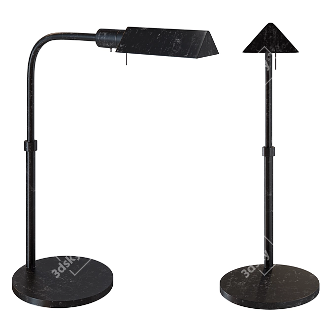 Tenda Pharma Table Lamp - Sleek and Functional 3D model image 1