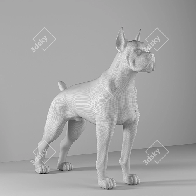 Sleek Toto XL Black Deco 3D model image 2