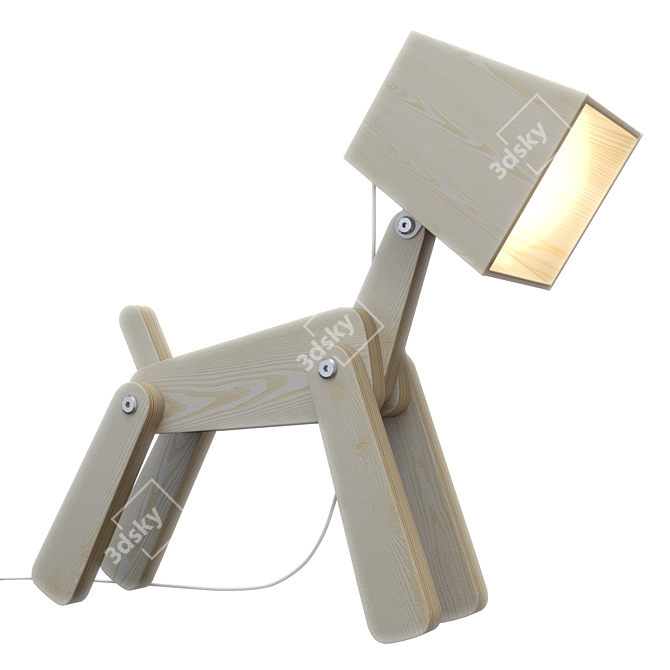 Friendly Kids Table Lamp 3D model image 4