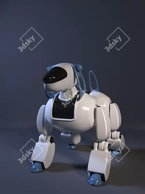 Title: Corona Dog Robot - 3D Model & Renderer 3D model image 1