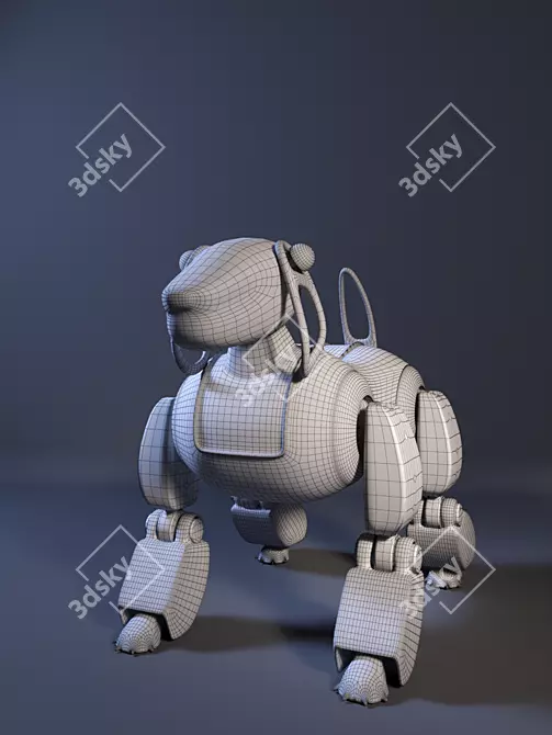 Title: Corona Dog Robot - 3D Model & Renderer 3D model image 2