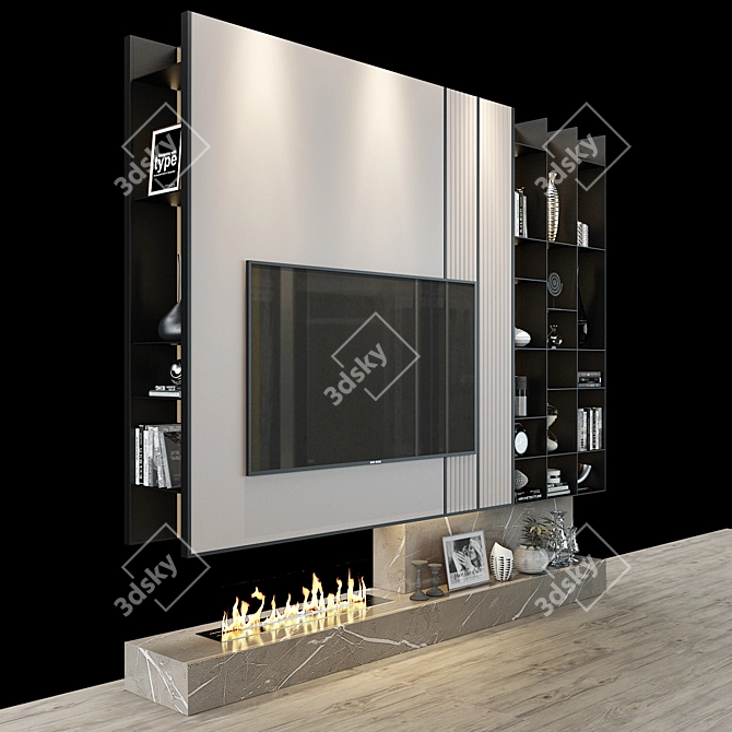 Studia 54 TV Shelf - Modern Design 3D model image 2