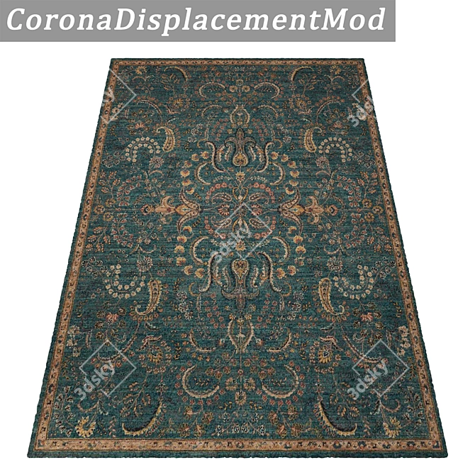 Versatile Set of High-Quality Carpets 3D model image 4