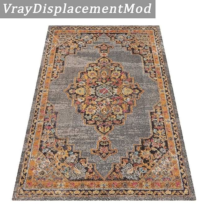 Luxury Texture Rug Set 3D model image 3